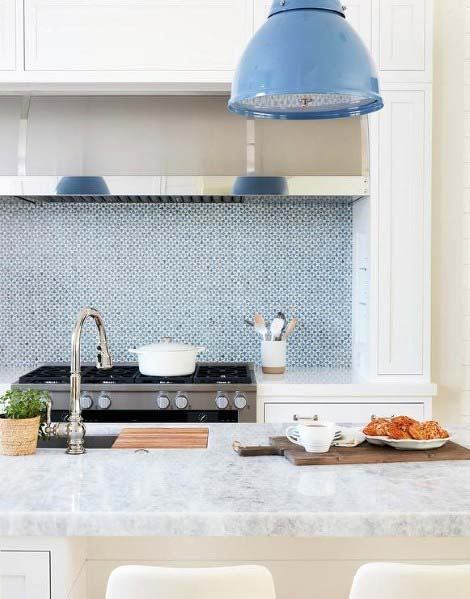 stainless steel hood in modern kitchen 