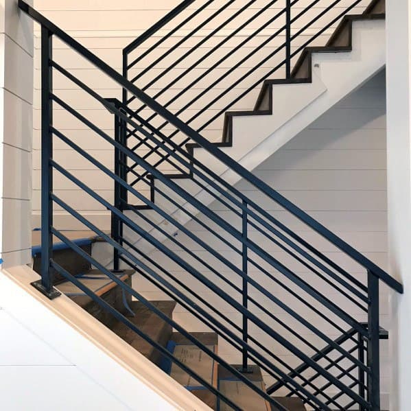 staircase shiplap wall accent