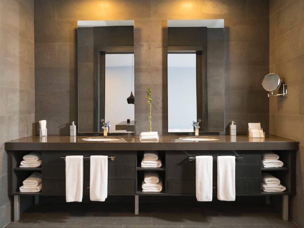 Standing Cabinet Style Vanity Bathroom Storage Ideas 1