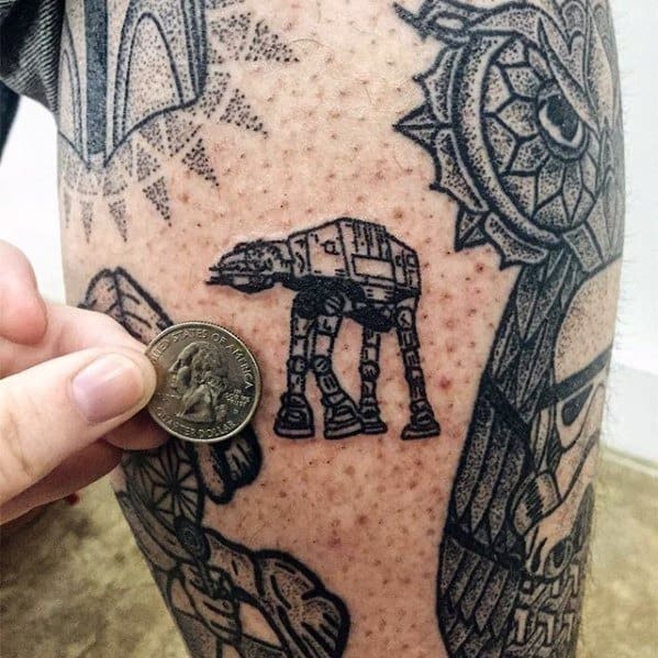 Star Wars Small Manly Side Tattoos For Guys