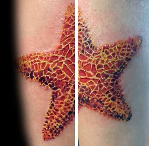 Starfish Mens Tattoo Designs