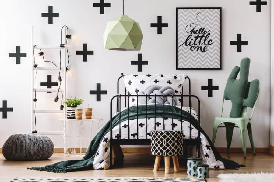 Sticker Or Decal Accent Wall Ideas