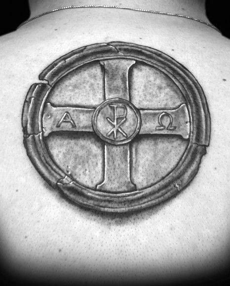 alpha phi omega coat of arms tattoo