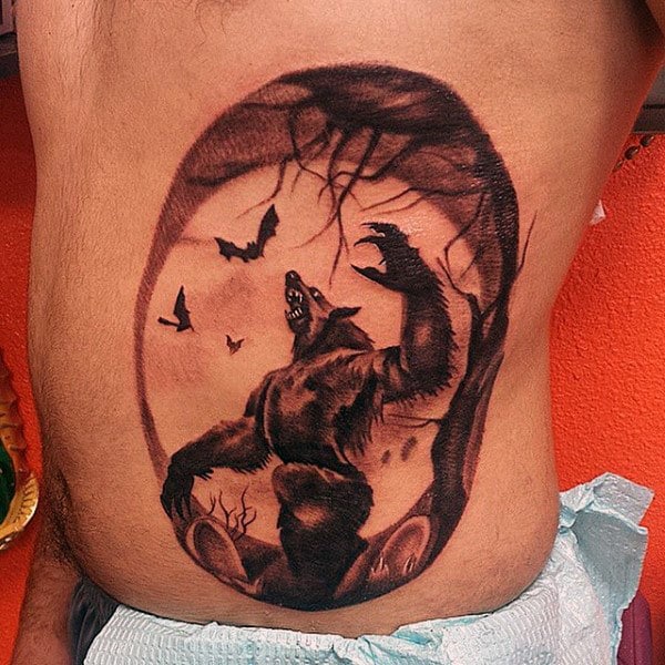 werewolf tattoo by johan887766 on DeviantArt