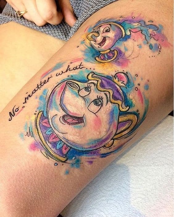 Stunning Beauty And The Beast Tattoos