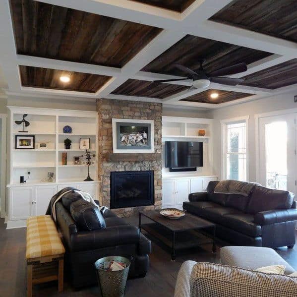 coffered ceiling