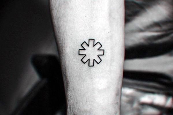 Stylish Mens Red Hot Chili Peppers Tattoos