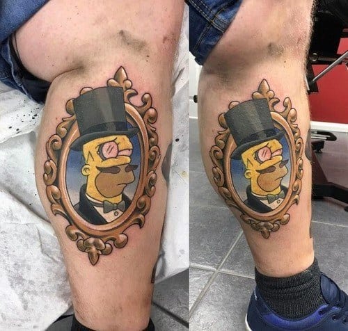 Stylish Mens Simpsons Tattoos
