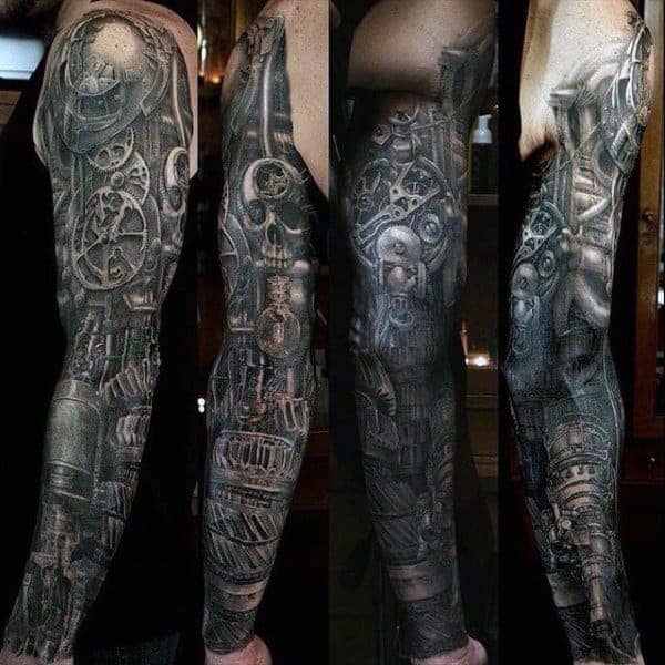 stylish-mens-skull-sleeve-tattoos