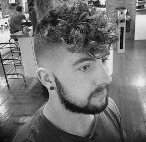 Stylish Mens Undercut Hairstyle Medium