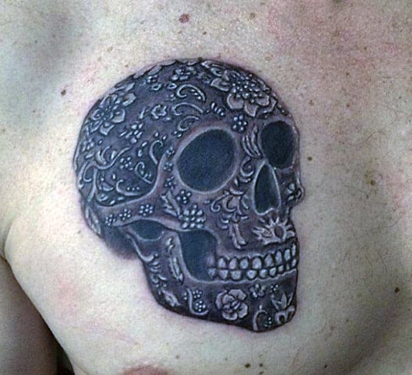 sugar-skull-male-chest-tattoo