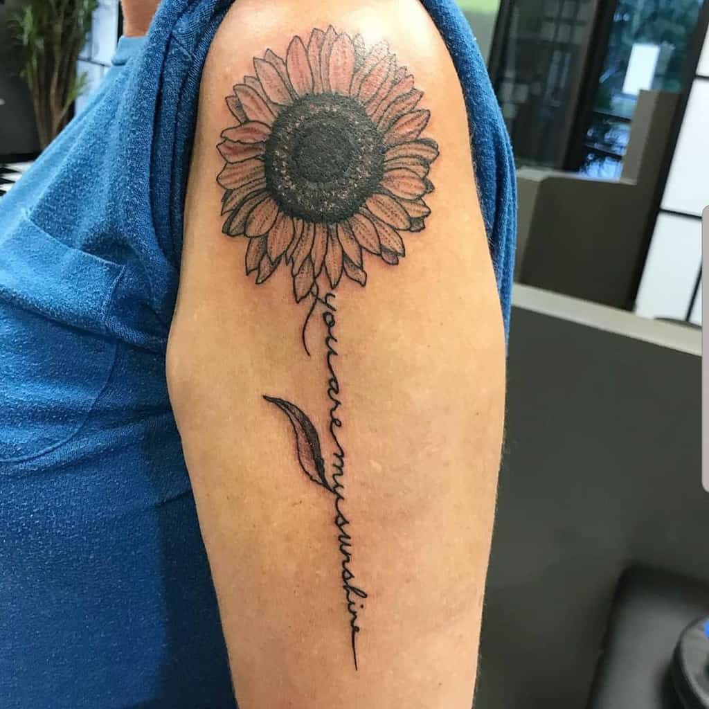 sunflower you are my sunshine tattoos moth_and_moon_tattoo