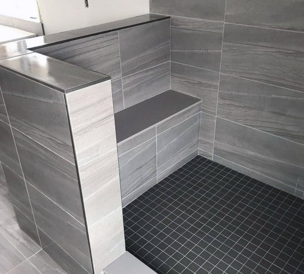 Top 60 Best Grey Bathroom Tile Ideas, Gray Tile Flooring Ideas
