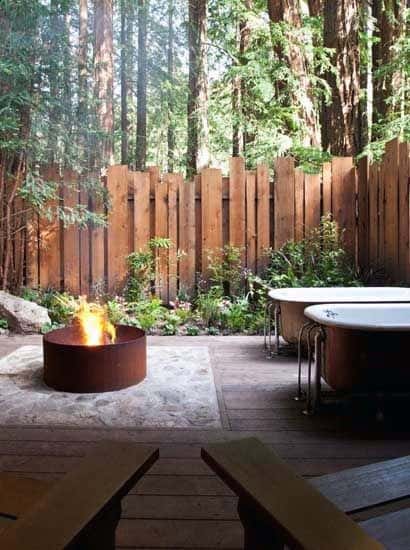 Superb Wooden Vertical Boards Fence Ideas