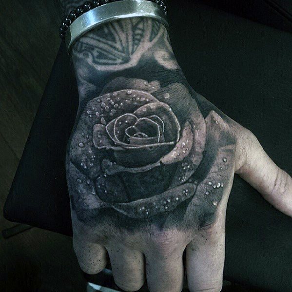 50 Badass Rose Tattoos For Men Flower Design Ideas