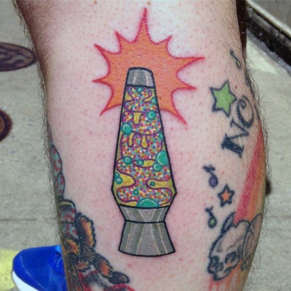 Absolutely love this groovy lava lamp Done by Mahagany Shaw at Higher Love  Tattoo in Cincinnati Ohio  rtattoos