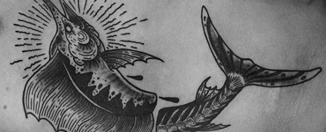 43 Swordfish Tattoo Designs for Men