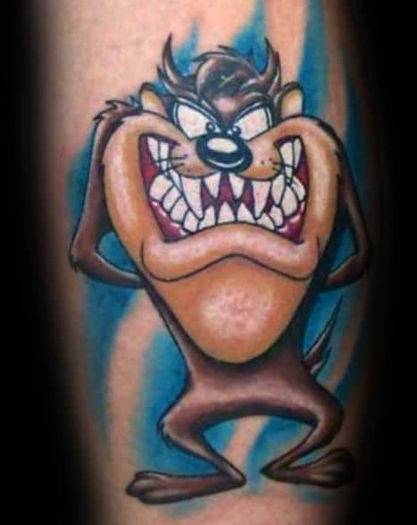 Tasmanian Devil Guys Tattoo Ideas Forearm