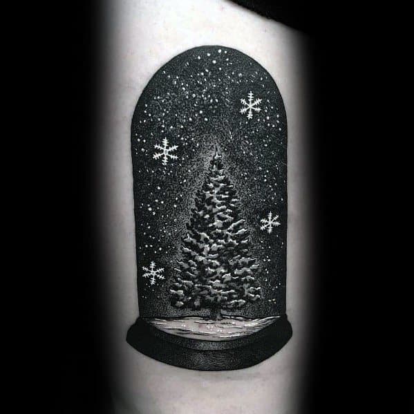 Tattoo Christmas Tree Ideas For Guys