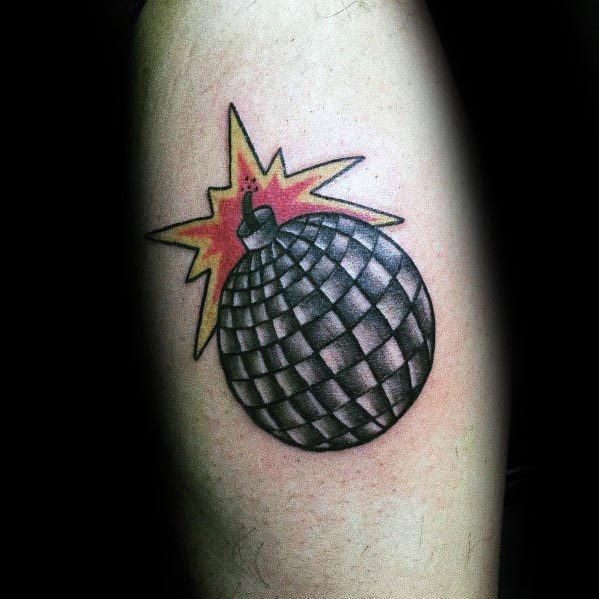Tattoo Disco Ball Designs For Men