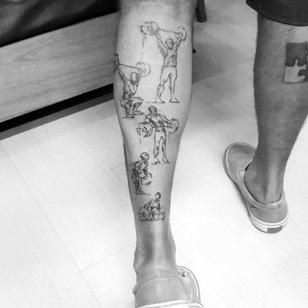 Tattoo Ideas Crossfit On Leg