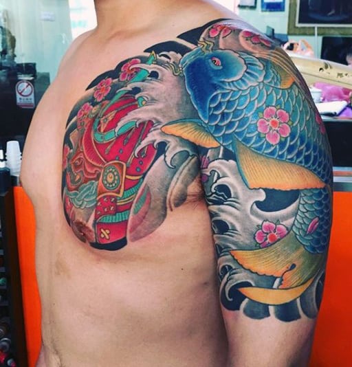 Tattoo Koi Fish For Men