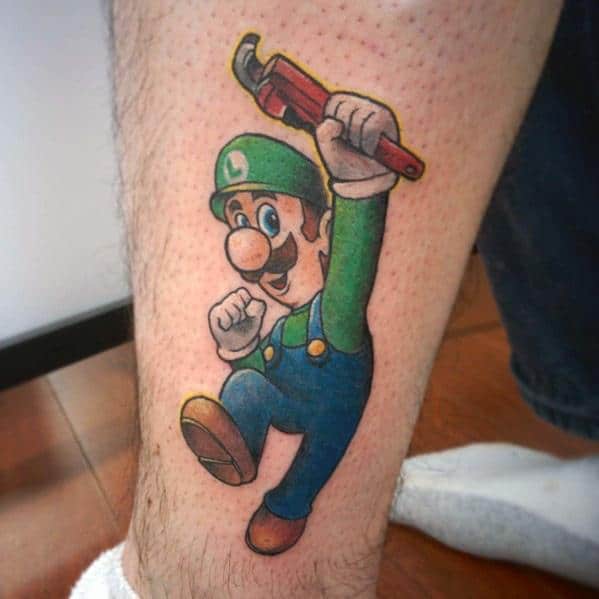 Tattoo Luigi Ideas For Guys