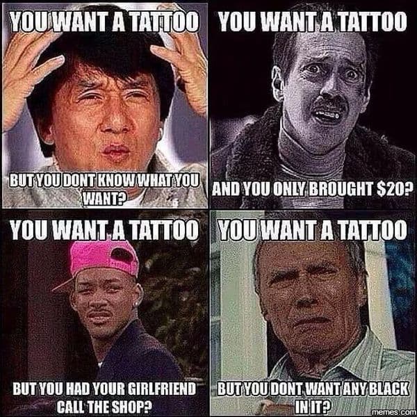 I. regret. nothing. Except maybe this face tattoo. Yeah, that was kind of  dumb. - Misc - quickmeme