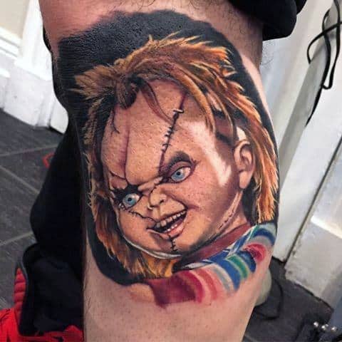 Tattoo Mens Chucky Design