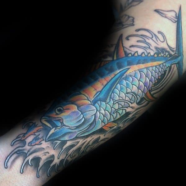 Tattoo Salmon Designs For Men