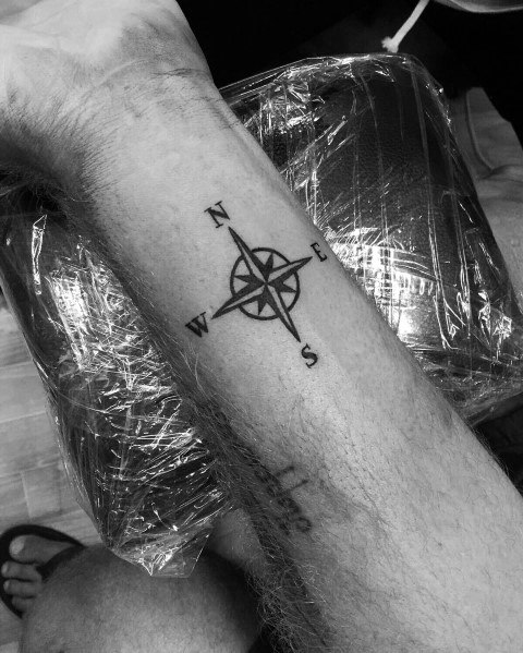 Tattoo Simple Compass Designs For Men