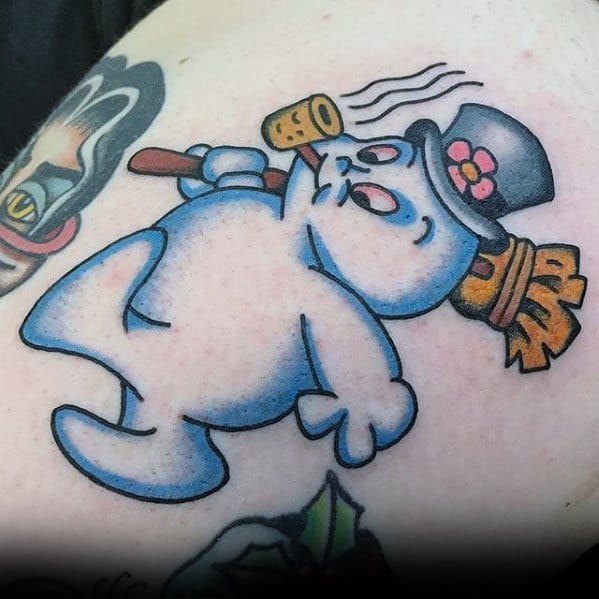 Tattoo Snowman Designs For Men