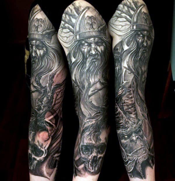 Tattoo Viking Men Sleeve