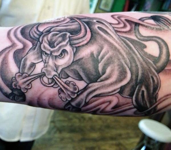 Tattoos Of A Bull For Guys