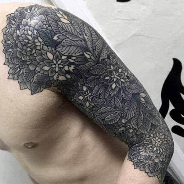 Leaf Man by Brandon Heffron TattooNOW