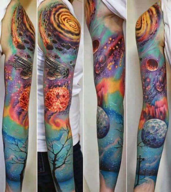 Tattoos Of The Earth For Guys