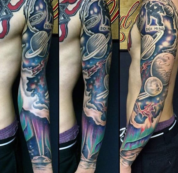 Sleeve Tattoos Space For Gentlemen