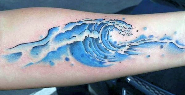 Tattoos Waves Ideas For Men