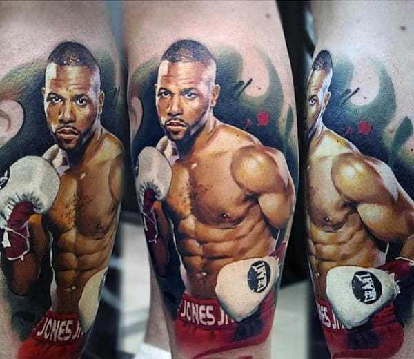 Thai Boxing Tattoos On Man