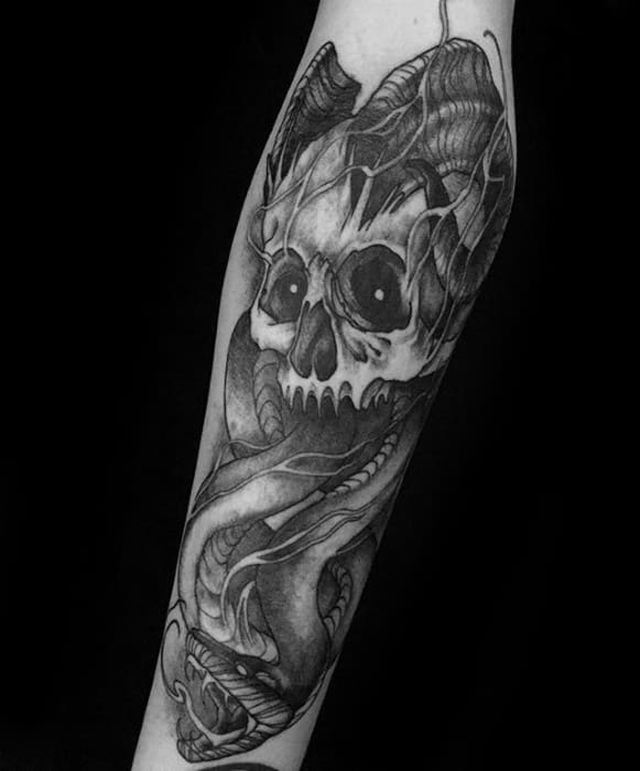 The Dark Mark Male Tattoo Designs Forearm