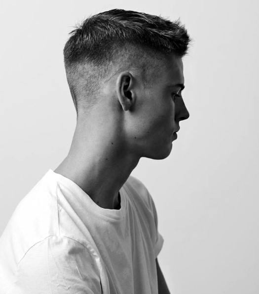 Thick Hair Guys Fade Faux Hawk Hairstyles