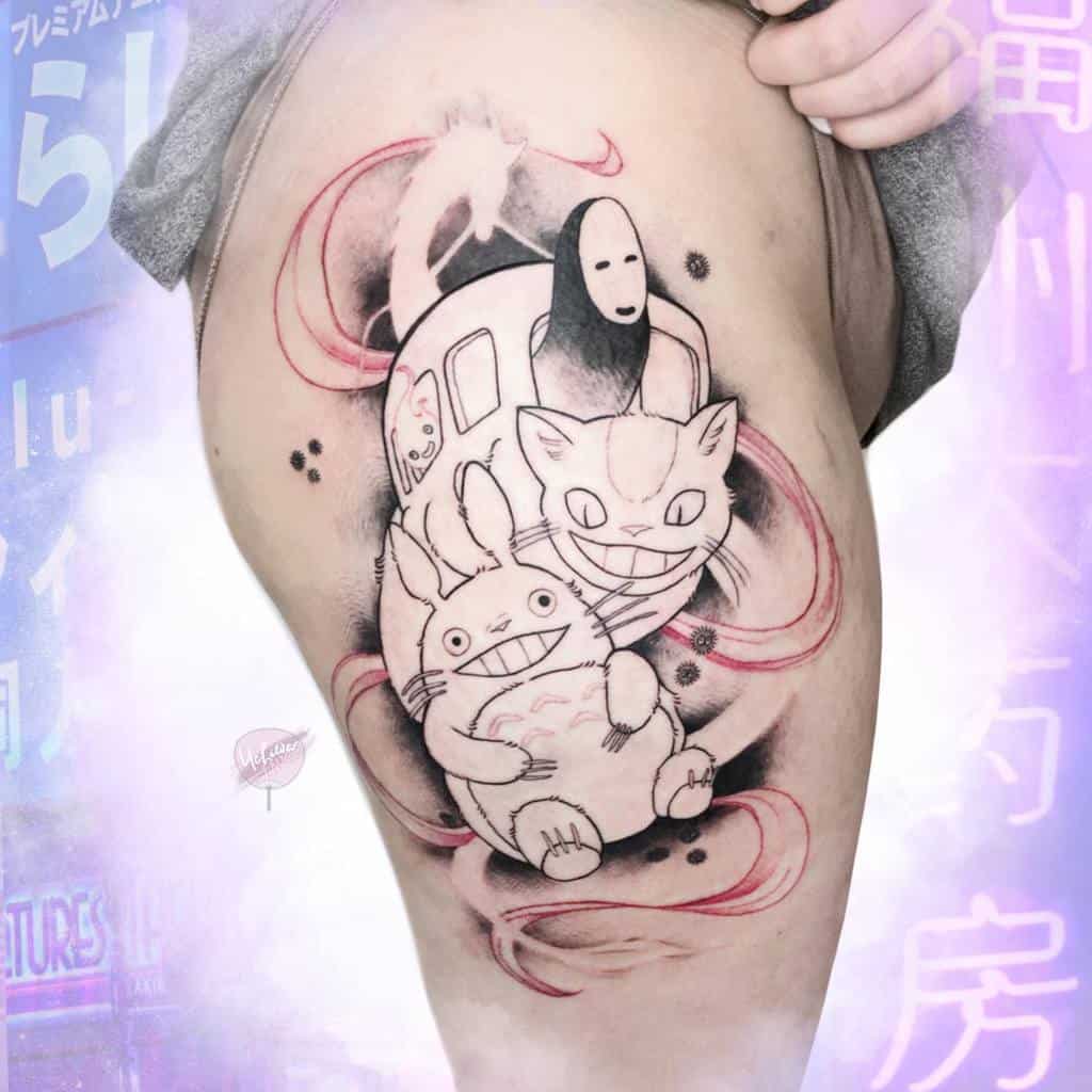 My Neighbor Totoro Tattoo  InkStyleMag