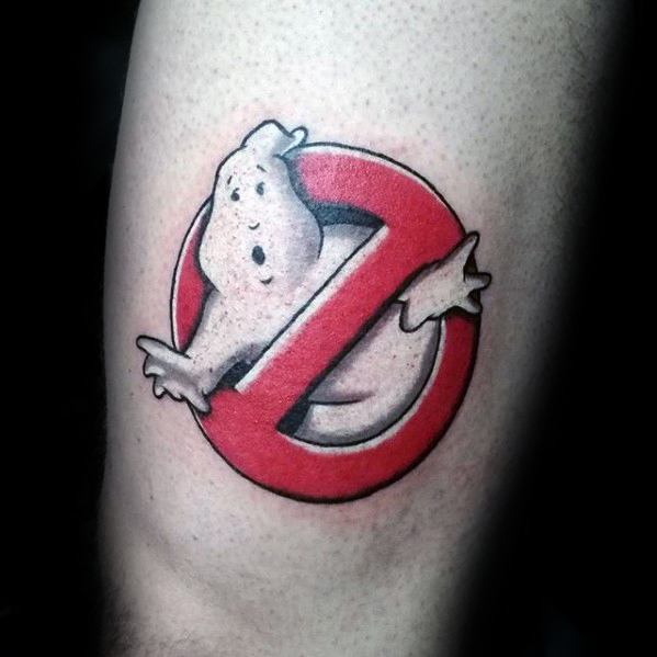 Thigh Ghostbusters Tattoo Design Ideas For Males