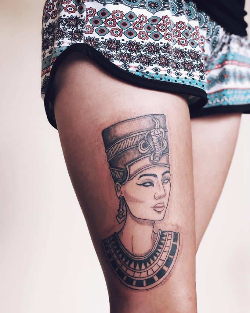Top 97 Best Nefertiti Tattoo Ideas [2021 Inspiration Guide]