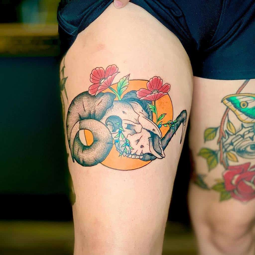 Top 59 Best Ram Skull Tattoo Ideas 2021 Inspiration Guide 