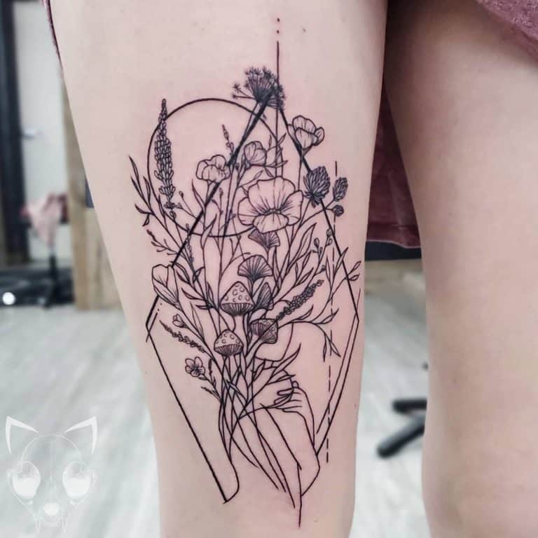 50 Coolest Wildflower Tattoo Ideas