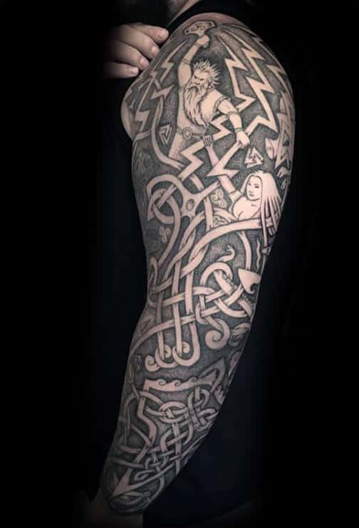 thor-hammer-celtic-sleeve-male-tattoos