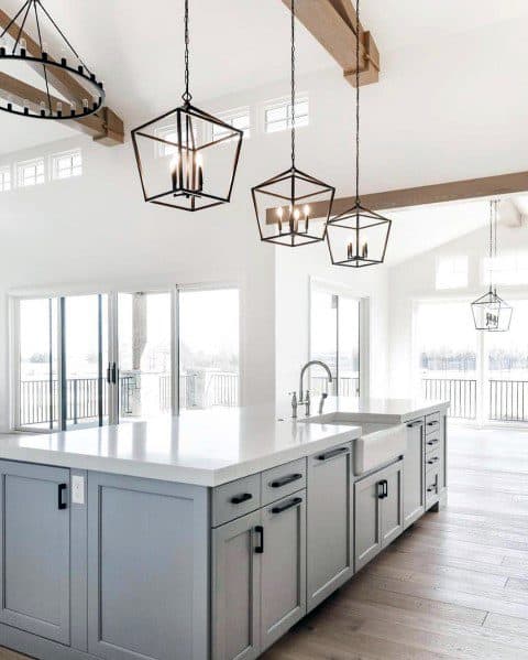 Kitchen Island Lighting Ideas, What Is The Best Light Fixture For A Kitchen