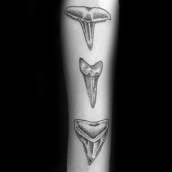 Tattoo uploaded by Jake Bebout  Shark tooth  Tattoodo