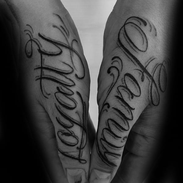 50 Loyalty Tattoos For Men - Faithful Ink Design Ideas